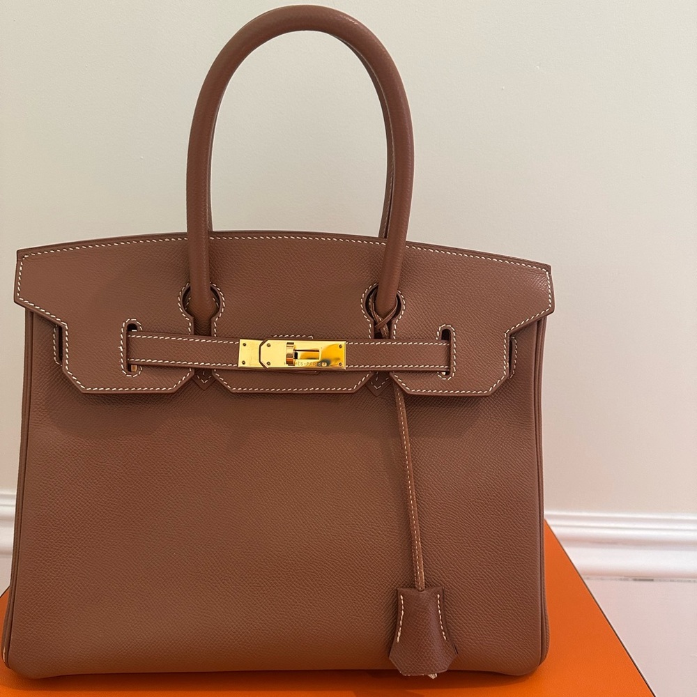 Gold Birkin 30 with Gold Hardware